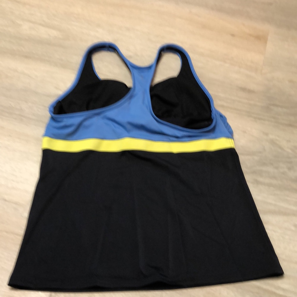 Lands End Racerback Tankini size 10 - Picture 5 of 7